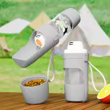 PawSip™ – Gourde Portable 2-en-1 pour Chats & Chiens